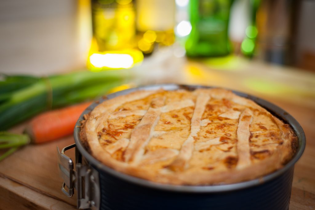 pie in a tin