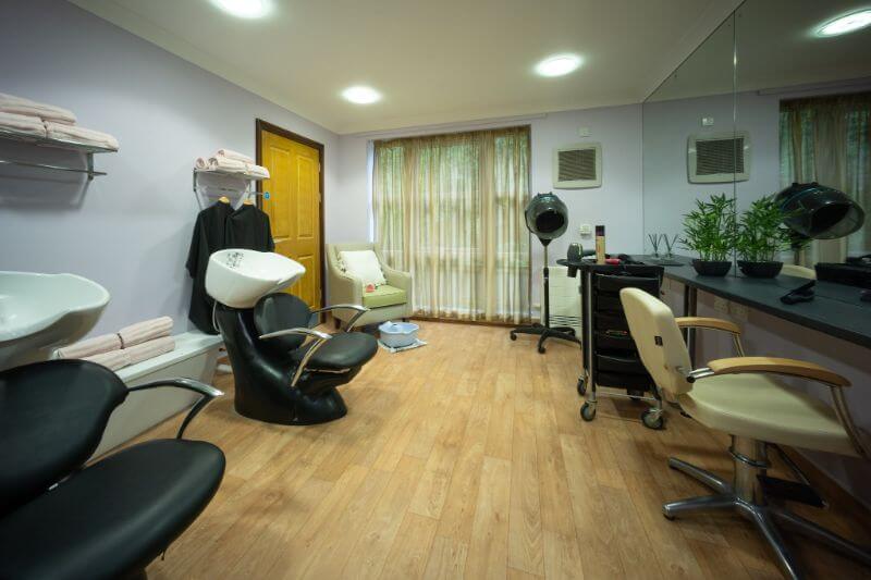 a view of our hair salon