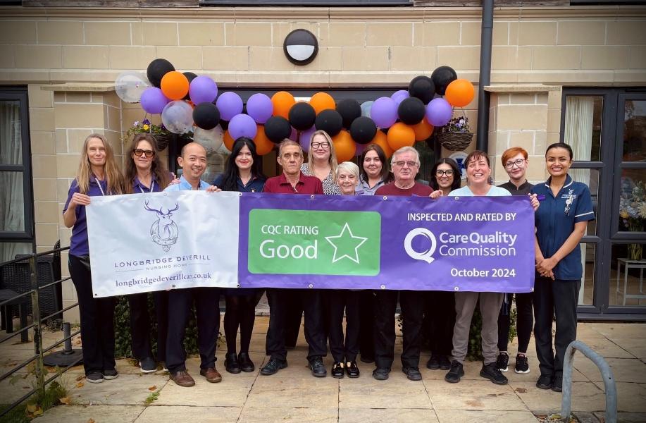 Longbridge Deverill team following their latest CQC review