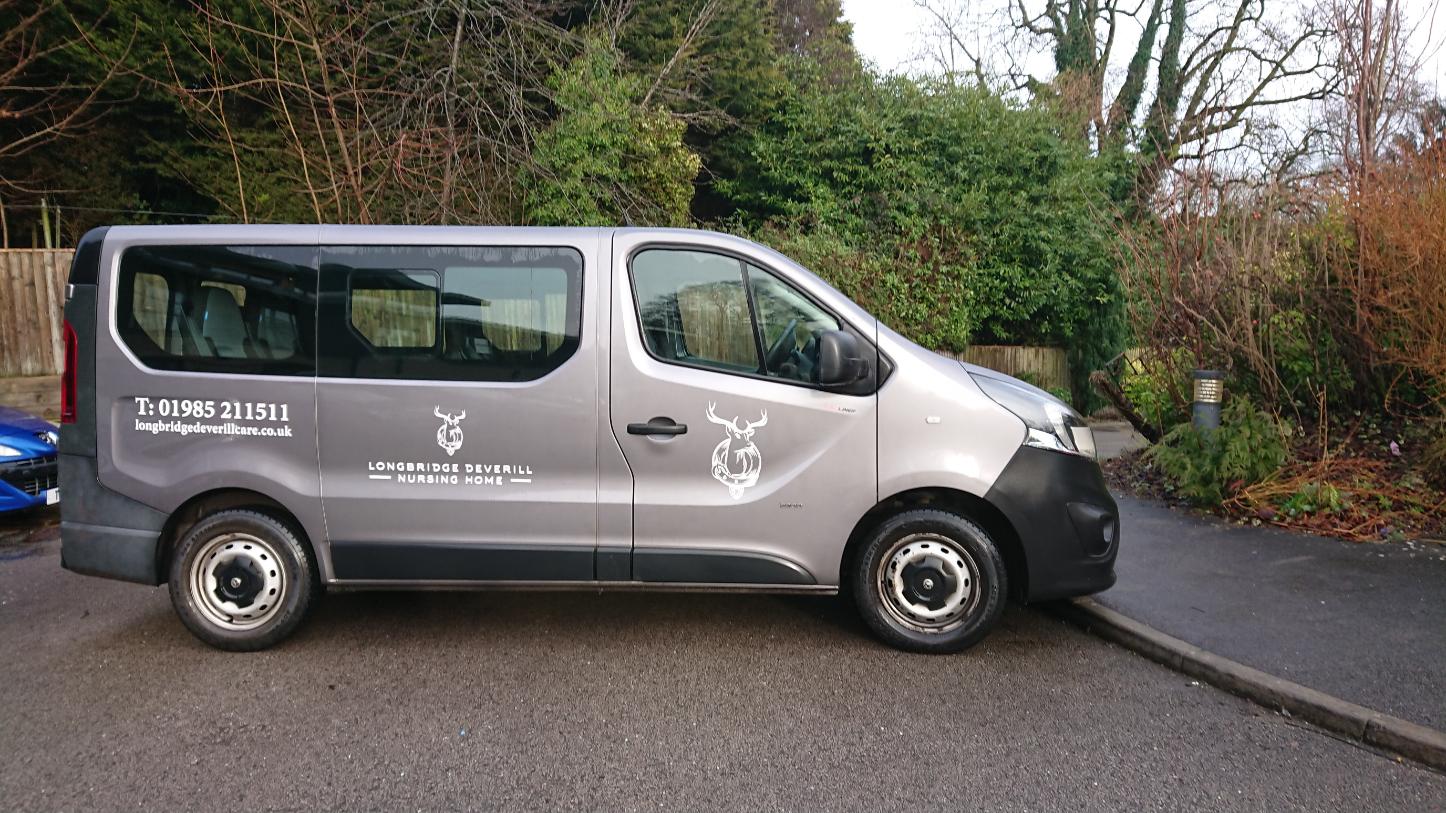 our in-house minibus