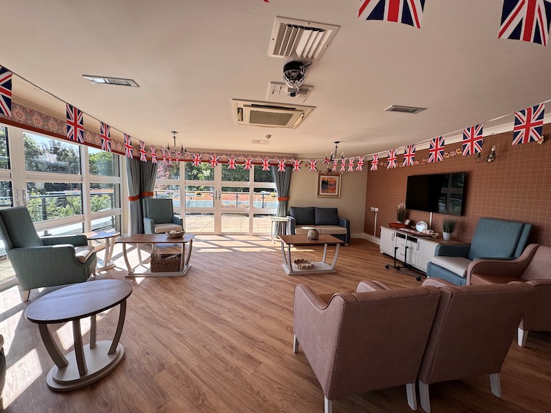 landscaped view of one of our lounges