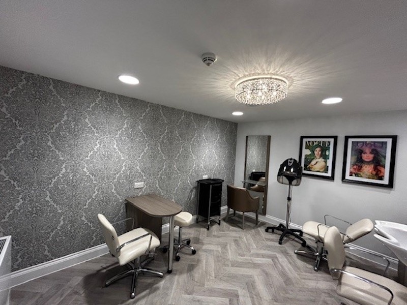 our refurbished hair salon at longbridge deverill