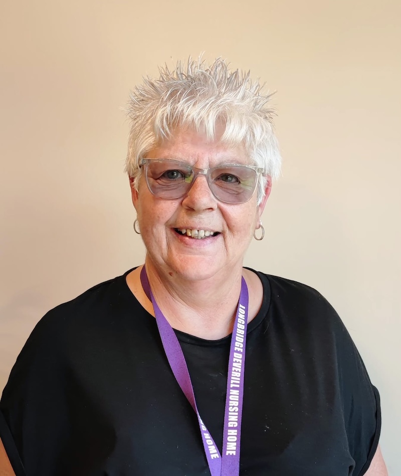 Sharon one of our care assistants
