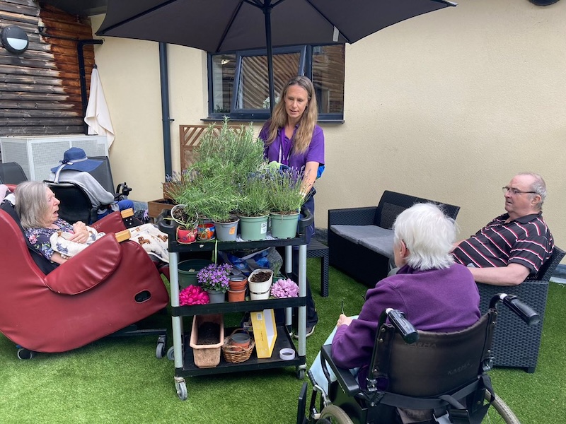 our residents gardening club